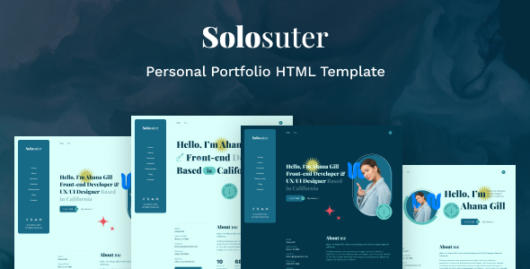 Solosuter - Personal Portfolio HTML Template