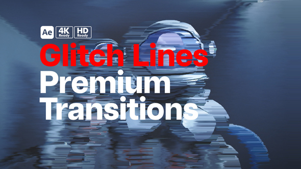 Premium Transitions Glitch Lines alt