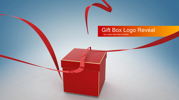 Gift Box Logo Reveal