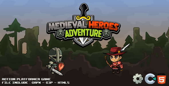 Medieval Heroes Adventure - Construct Game