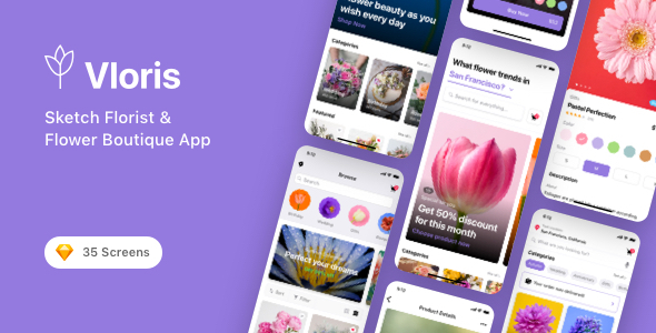 Vloris - Sketch Florist & Flower Boutique App