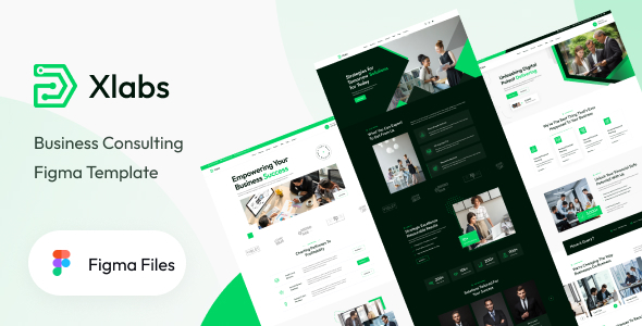 Xlab – Business Consulting Figma Template – 0 Sold!