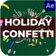Holiday Confetti Elements | After Effects - VideoHive Item for Sale