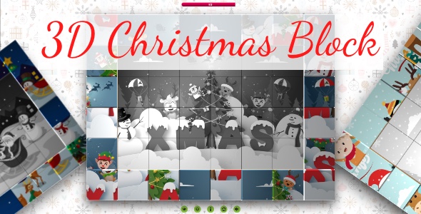 3D Christmas Block - Cross Platform Puzzle Game