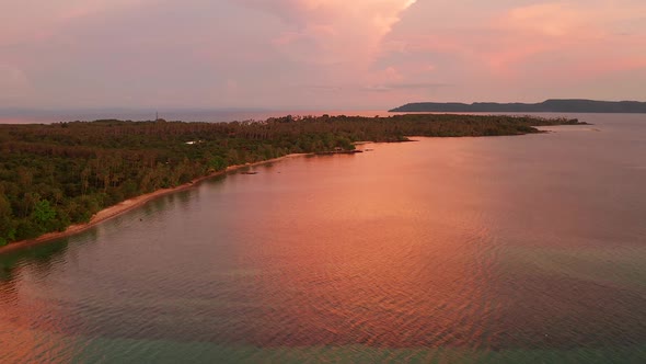 Koh Mak Sunset Near Koh Chang in Trat Thailand