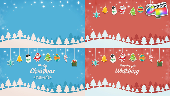 Short Christmas Intro for FCPX alt