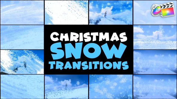 Christmas Snow Transitions | FCPX