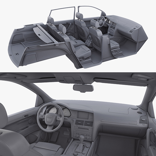 Interior Audi Q7 2005-2015 M 1
