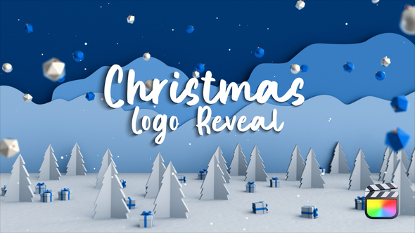 Christmas Snow Logo Reveal alt