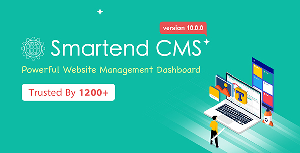 SmartEnd CMS - Laravel Admin Dashboard with Frontend and Restful API