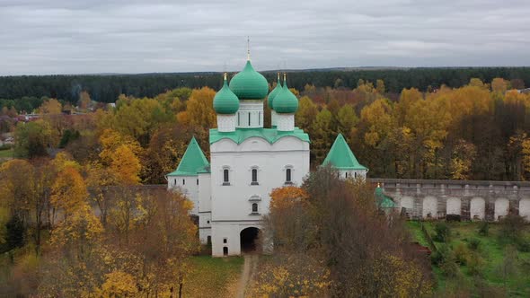 Borisoglebsky at the Ustye Rostov Monastery Ancient Orthodox Monastery Russia