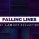 24 Falling Lines Backgrounds - VideoHive Item for Sale