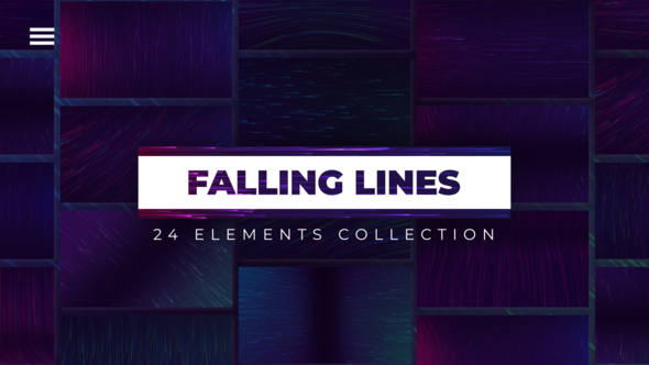 24 Falling Lines Backgrounds alt