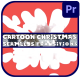 Cartoon Christmas Stuff Seamless Transitions | Premiere Pro MOGRT - VideoHive Item for Sale