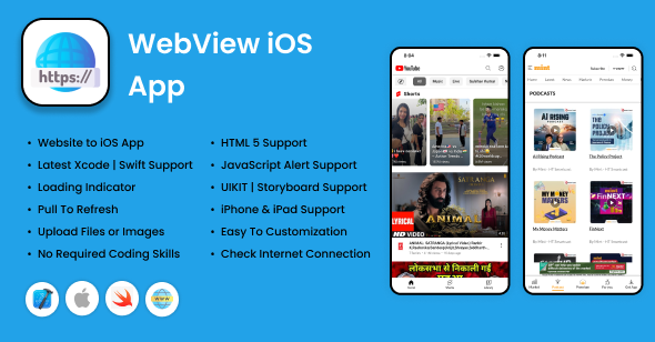 WebView iOS App - Convert Website To iOS Application