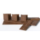 Chocolate  a plate single cubes with and without inscription - 3DOcean Item for Sale