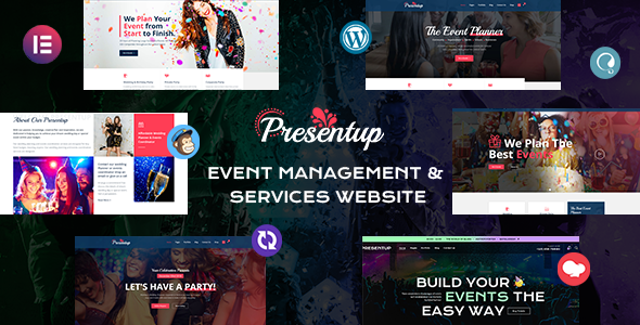 Presentup - Event Planner & Celebrations Management WordPress Theme