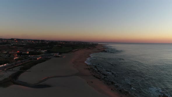 Beach During Sunset 4k