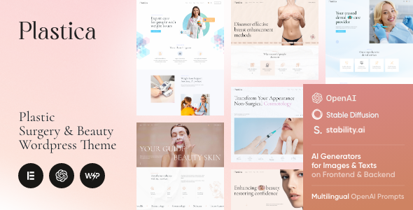 Plastica - Plastic Surgery & Beauty WordPress Theme