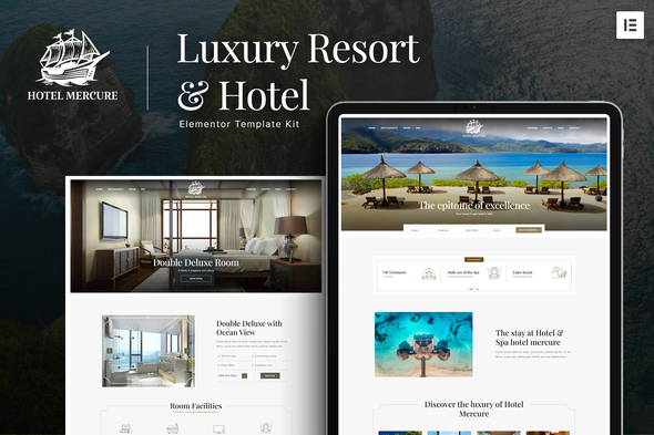 Hotel Mercure - Luxury Resort & Hotel Elementor Template Kit