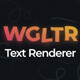 WGLTR - WebGL Text Renderer - CodeCanyon Item for Sale
