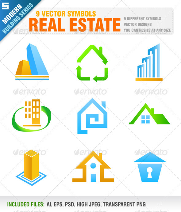 9 Real Estate Symbols