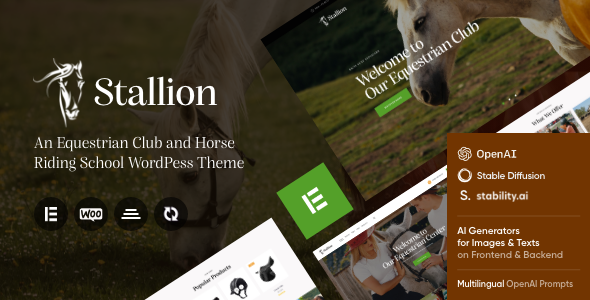 Stallion – An Equestrian Club and Horse Riding School WordPess Theme