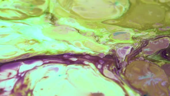 Vibrant Colours Paint Swirling Explosion  alt