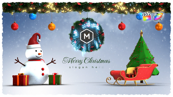 Christmas Winter Logo Reveal alt