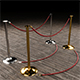 Silver and Gold Stanchion Low-poly - 3DOcean Item for Sale
