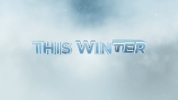 Winter 3D Text Trailer