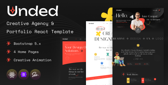 Unded - Creative Agency and Portfolio React Template
