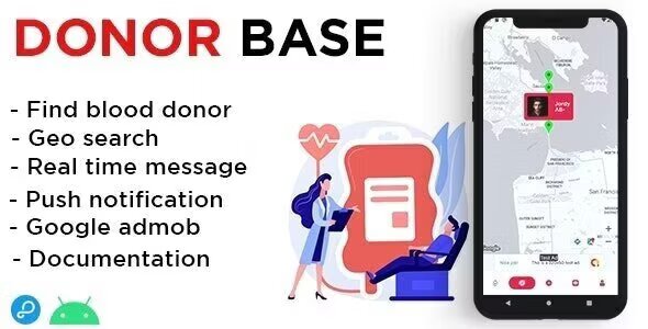Donor Base  [ android ] - Blood donor network