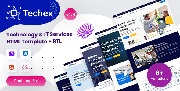 Techex - Technology & IT Services HTML Template