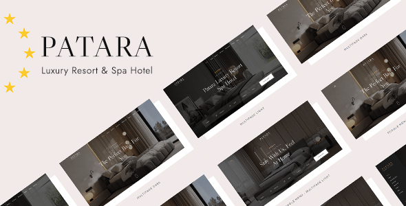 Patara - Luxury Resort & Spa Hotel Template