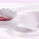 Strawberries Falling Into Thick White Cream - VideoHive Item for Sale