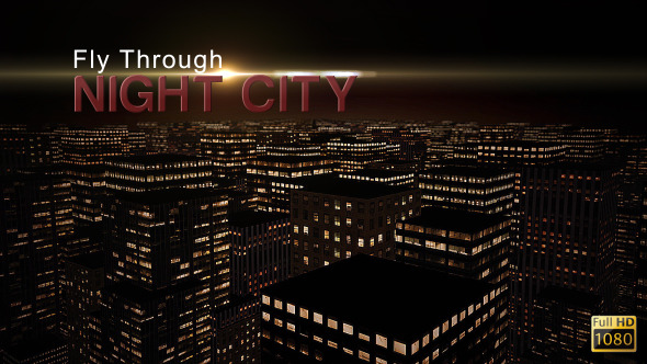 Fly Through Night City
