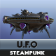 Steampunk UFO - 3DOcean Item for Sale