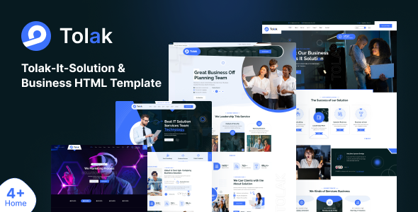 Tolak - It Solution & Business HTML Template
