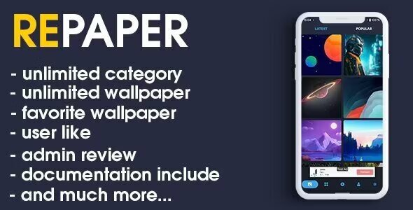 REPAPER - HQ Wallpaper for android