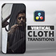 Vertical Cloth Transitions for DaVinci Resolve - VideoHive Item for Sale