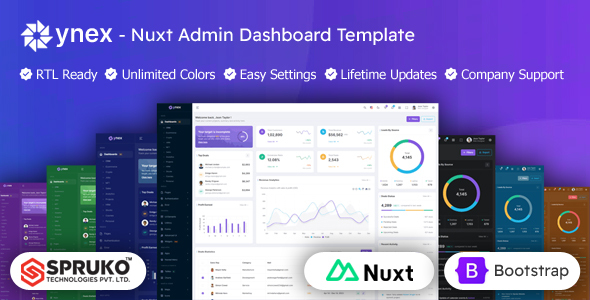 Ynex - Nuxt Admin Dashboard Template