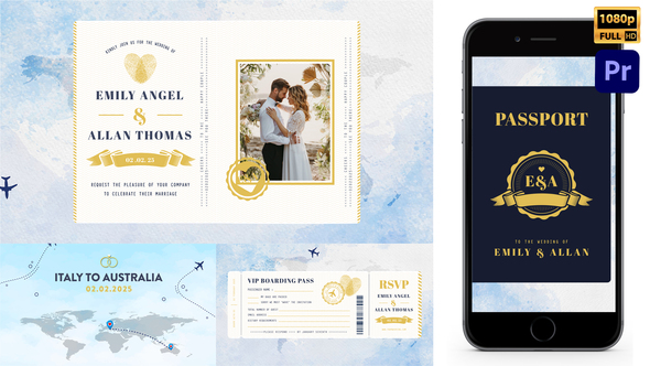 Passport Wedding Invitation_MOGRT