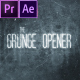 Grunge Opener - VideoHive Item for Sale
