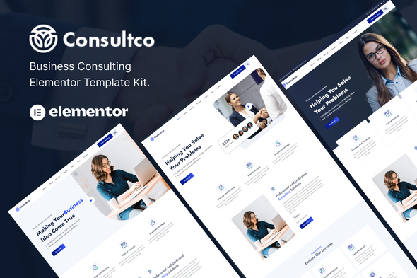 Consultco – Consulting Business Elementor Template Kit