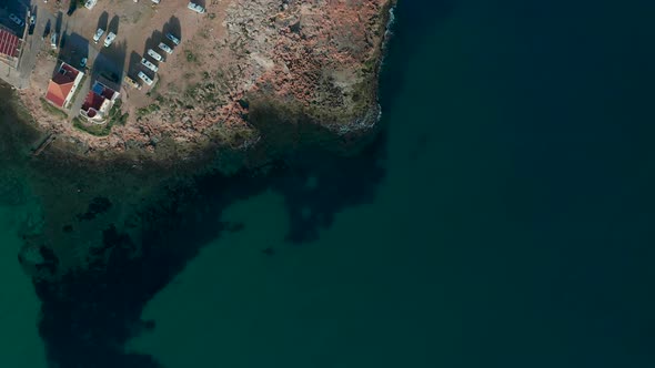 Aerial View. Torrevieja From the Air, the Coastline.