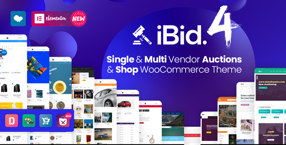 iBid – Multi Vendor Auctions WooCommerce Theme