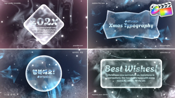 Xmas Typography for FCPX alt