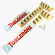 Toblerone White Chocolate Bar - 3DOcean Item for Sale