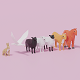 Cartoon LowPoly Animals Collection 3D model - 3DOcean Item for Sale